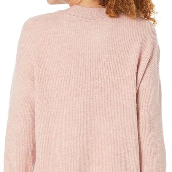 GAP Forever Cozy Relaxed Pink Ribbed Crewneck Sweater/NWT/Various - Picture 2 of 12